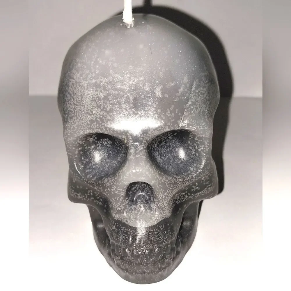 Hand crafted limited edition skull head candle collection
